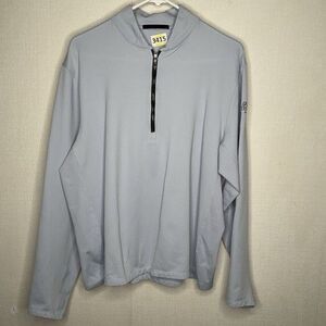 Greyson Sequoia 1/4 Zip Performance Golf Sweater Active Top Men Size Large Blue